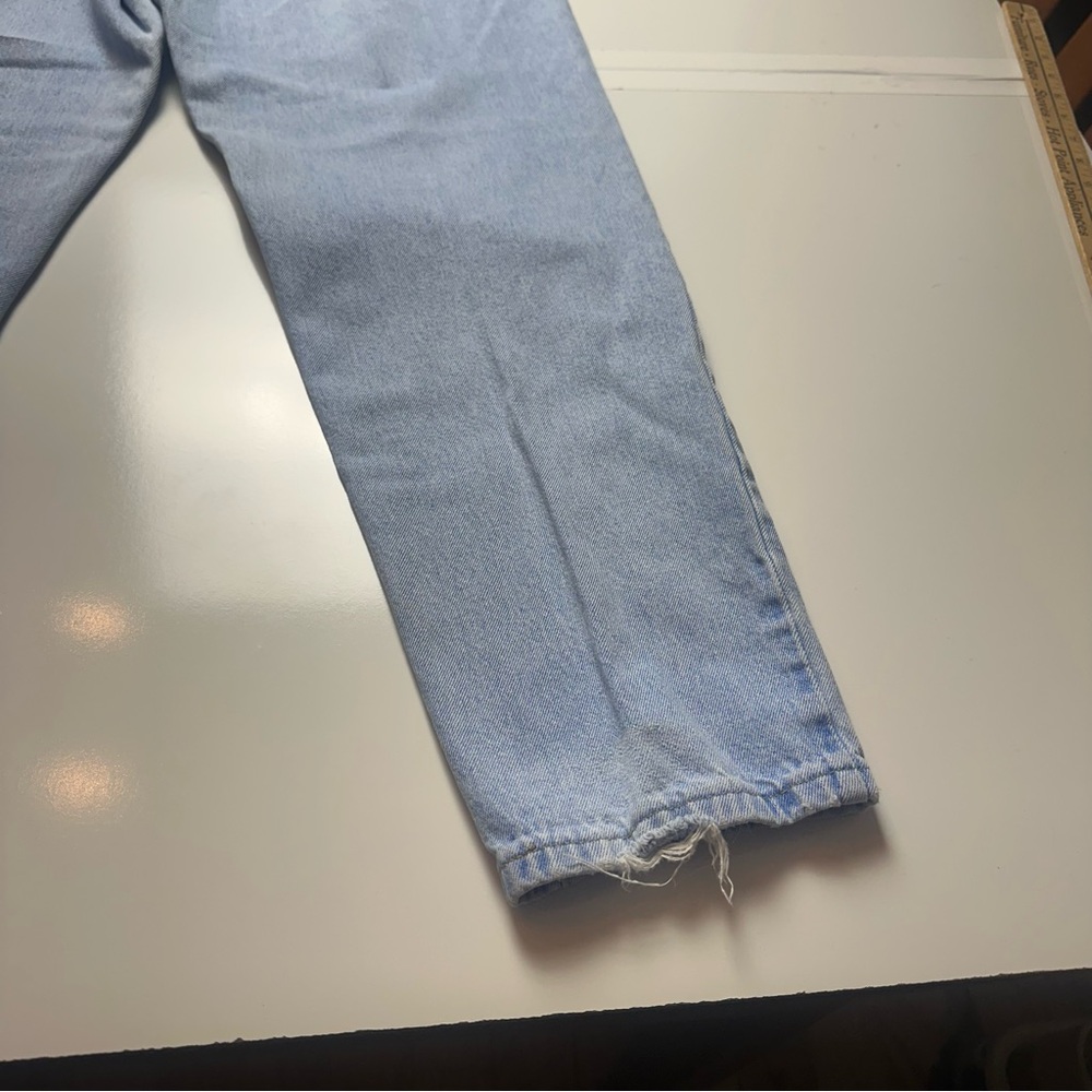 90s Y2K Dad Jeans Light Wash | Relaxed Straight Denim · Riders by Lee - Picture 13 of 13